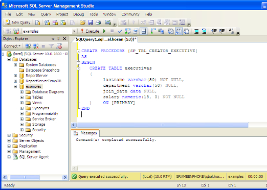 Database Development